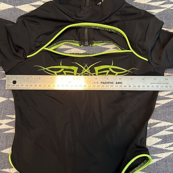 dolls store size S bodysuit cyberpunk goth inspired worn once XS - Picture 7 of 8